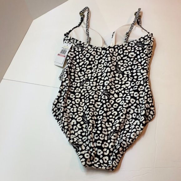 NWT Michael Kors Ruffle One-Piece Swimsuit - Picture 4 of 4